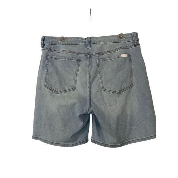 Jen 7 Denim Shorts Casual Blue Light Wash Size 10 - Picture 2 of 11